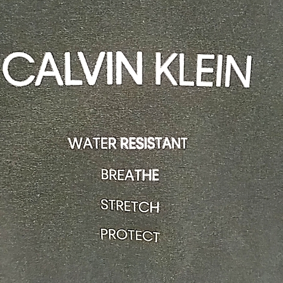 Calvin Klein Black Hooded Trench Coat. Size Medium  NWOT - Picture 12 of 16